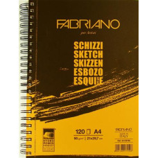 Fabriano Schizzi spirala levo A4 90g 120l